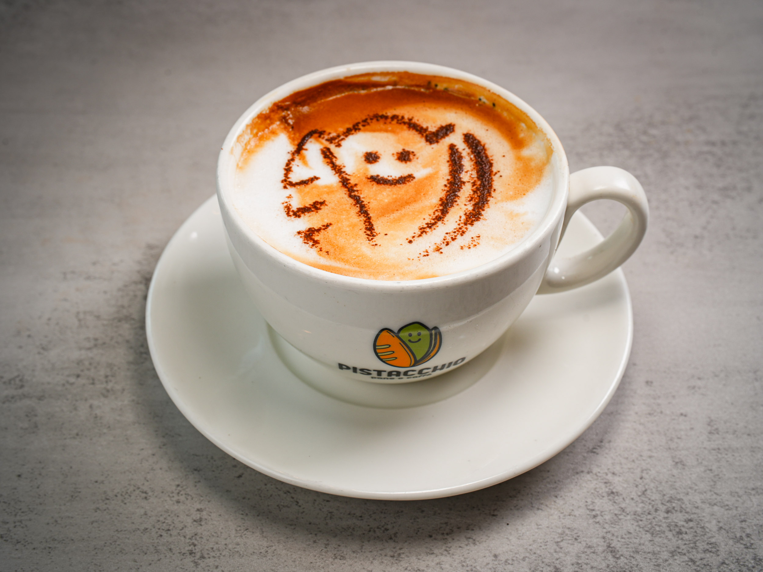 Authentic Italian cappuccino at Pistacchio Pane e Caffè Miami