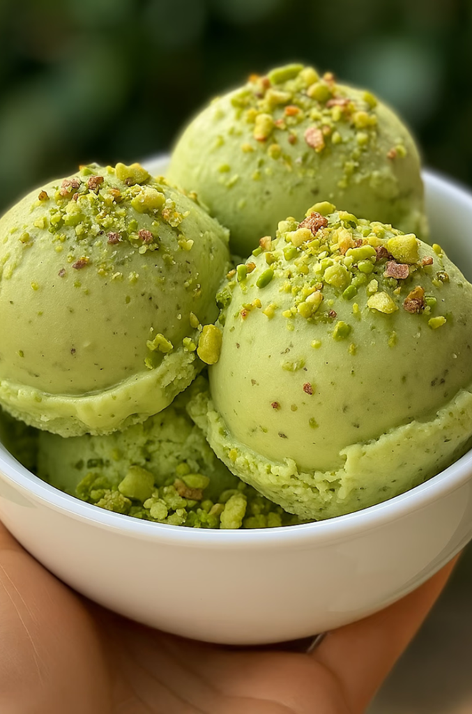 Gelato al Pistacchio — fresh Italian pistachio gelato Miami