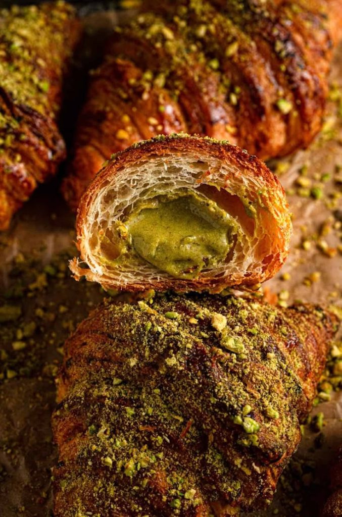 pistachio croissant — Italian pistachio croissant at Pistacchio Miami